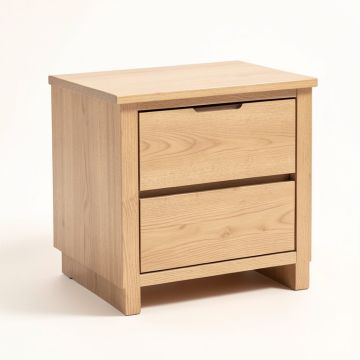 Cantle 2 - Drawer Nightstand In Light Brown (synthetic illustration; no displayed measurements)