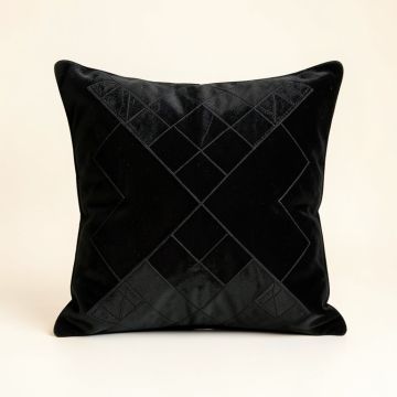 Cliff Crossing Filled Accent Pillow - Black (synthetic illustration; no displayed measurements)