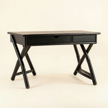 Moss Dale Writing Desk - Black (synthetic illustration; no displayed measurements)