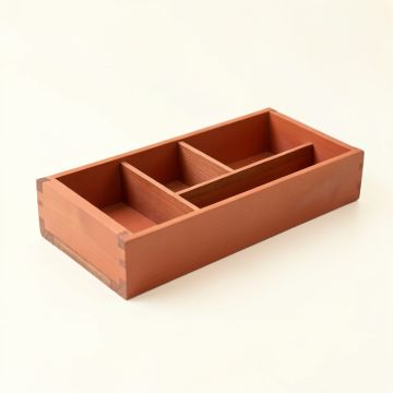 Harbor Branch Empty Pantry Drawer Organizer Insert - Terracotta (synthetic illustration; no displayed measurements)