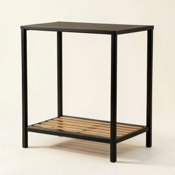 Heath Bluff Freestanding Laundry Folding Counter - Black (synthetic illustration; no displayed measurements)