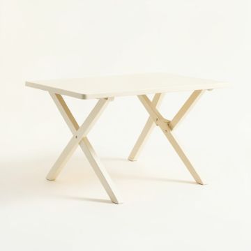 Lake Branch Patio Table - Ivory (synthetic illustration; no displayed measurements)