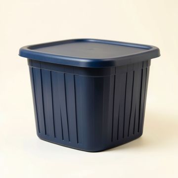 Birch Bend Laundry Hamper - Navy (synthetic illustration; no displayed measurements)