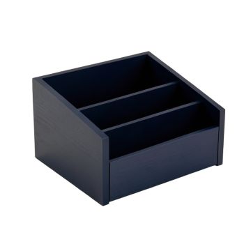 Vale Bluff Empty Coffee-Station Organizer - Navy