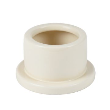 Meadow Branch Empty Candle Holder - Cream