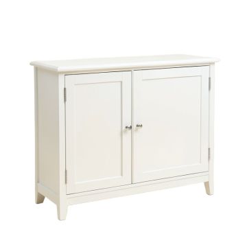 Solid Wood 2 Doors Sideboard Cabinet