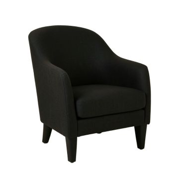 Flint Bluff Upholstered Armchair - Black