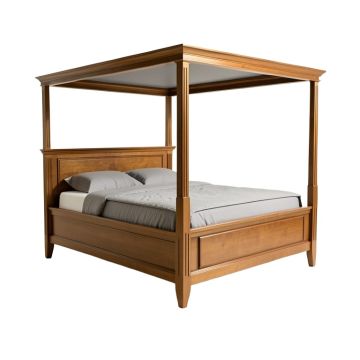 King Solid Wood Four Poster Bed