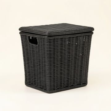 Sage Arc Laundry Hamper - Black (synthetic illustration; no displayed measurements)