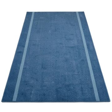 Alder Branch Rectangular Area Rug - Blue