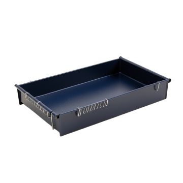 Holly Branch Empty Under-Desk Cable Tray - Navy