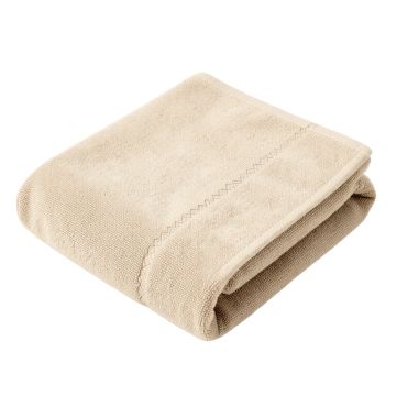 Rowan Edge Bath Towel - Beige