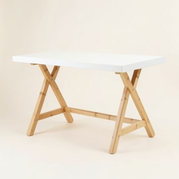 Summit Brook Empty Workshop Workbench - White (synthetic illustration; no displayed measurements)