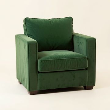 Shore Brook Upholstered Armchair - Green (synthetic illustration; no displayed measurements)