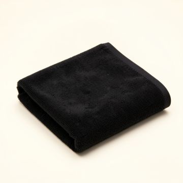 Heath Brook Bath Towel - Black (synthetic illustration; no displayed measurements)