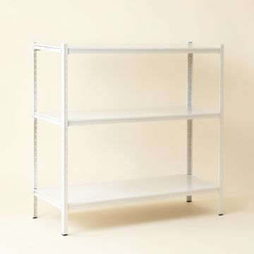 Brook Canyon Empty Seed-Starting Shelving Unit Without Lights - White (synthetic illustration; no displayed measurements)