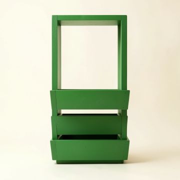 Ash Canyon Empty Vertical Garden Frame - Green (synthetic illustration; no displayed measurements)