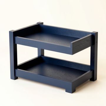 Harbor Bluff Empty Countertop Canister Rack - Navy (synthetic illustration; no displayed measurements)