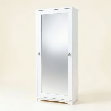 Derren Over The Door Jewelry Armoire With Mirror (synthetic illustration; no displayed measurements)