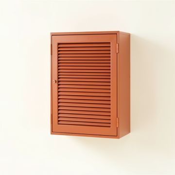 Pine Bluff Wall-Mounted Laundry Cabinet - Terracotta (synthetic illustration; no displayed measurements)