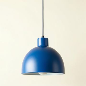 Oak Canyon Pendant Light Suspended From One Plain Cable - Blue (synthetic illustration; no displayed measurements)