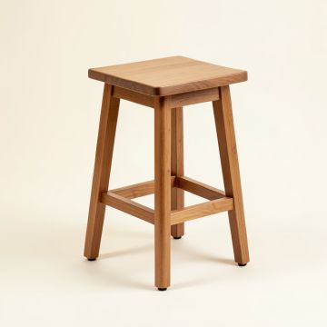 Haslingden Solid Wood 24 '' Counter Stool (synthetic illustration; no displayed measurements)