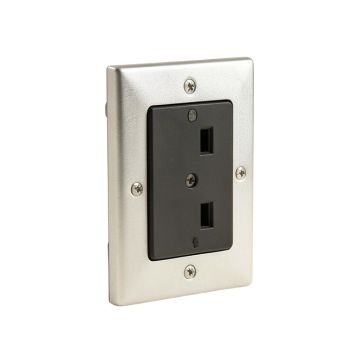 1-Gang Duplex Outlet Wall Plate