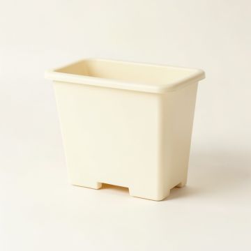 Summit Bluff Empty Raised Planter - Ivory (synthetic illustration; no displayed measurements)