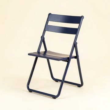 Hazel Brook Folding Outdoor Chair - Navy (synthetic illustration; no displayed measurements)