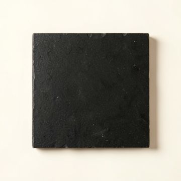 Slate Crossing Uninstalled Square Decorative Tile - Black (synthetic illustration; no displayed measurements)