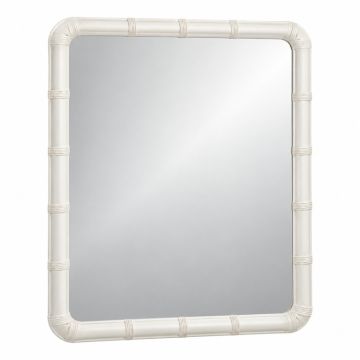 Cliff Brook Framed Wall Mirror - White