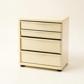 Hazel Crossing Small-Parts Storage Drawer Cabinet - Ivory (synthetic illustration; no displayed measurements)