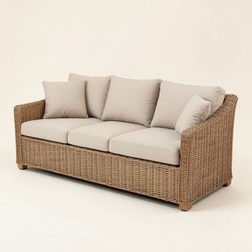 Michal Patio Sofa With Cushions (synthetic illustration; no displayed measurements)