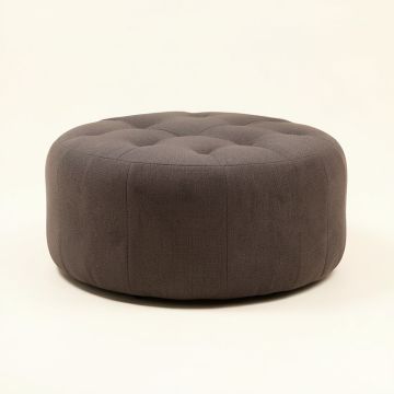 Macy 20 '' Tufted Round Storage Ottoman (synthetic illustration; no displayed measurements)