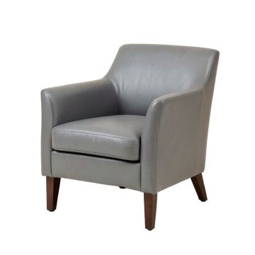 Charlesville Upholstered Parsons Chair In Gray