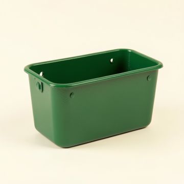 Vale Bluff Empty Railing Planter With Integral Brackets - Green (synthetic illustration; no displayed measurements)