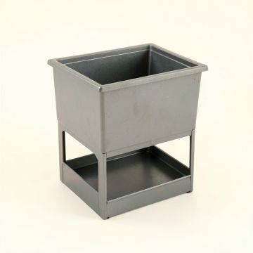 Alder Bridge Empty Raised Planter - Gray (synthetic illustration; no displayed measurements)
