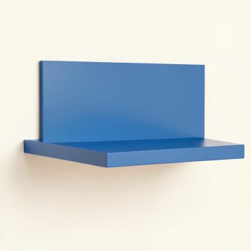 Laurel Arc Wall-Mounted Shelf - Blue (synthetic illustration; no displayed measurements)