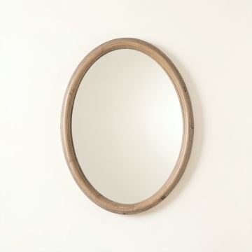Stone Canyon Framed Wall Mirror - Gray (synthetic illustration; no displayed measurements)