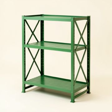 Dawn Bend Empty Seed-Starting Shelving Unit Without Lights - Green (synthetic illustration; no displayed measurements)