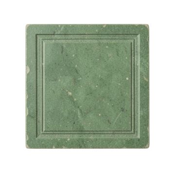 Vale Bend Uninstalled Square Decorative Tile - Green