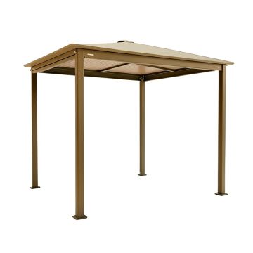 Naxos Modern Attached 10 Ft. W X 10 Ft. D Vinyl Pergola