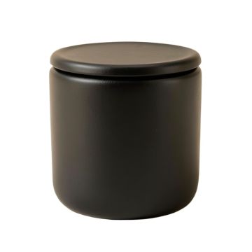Oak Canyon Storage Canister With Lid - Black (synthetic illustration; no displayed measurements)