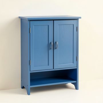 Alder Dale Wall-Mounted Laundry Cabinet - Blue (synthetic illustration; no displayed measurements)