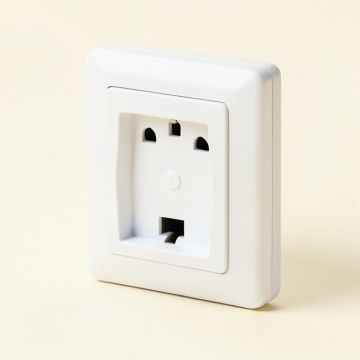 Snap-On Usb Wall Power Holder Duplex Outlet Wall Plate (synthetic illustration; no displayed measurements)