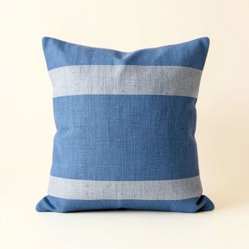 Cliff Crest Filled Accent Pillow - Blue (synthetic illustration; no displayed measurements)