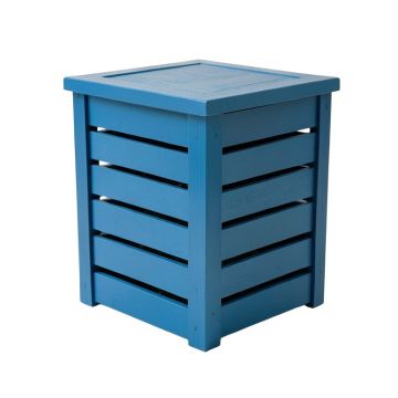 Meadow Crest Closed Garden Compost Bin - Blue