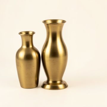 2 Piece Kates Gold 18 '' Metal Table Vase Set (synthetic illustration; no displayed measurements)