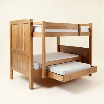 Alaina Twin Over Full Bunk Bed With Trundle (synthetic illustration; no displayed measurements)