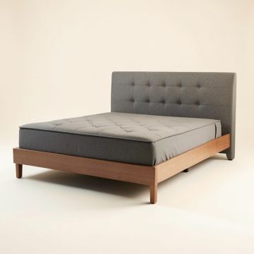 Surgener Tufted Upholstered Low Profile Standard Bed (synthetic illustration; no displayed measurements)
